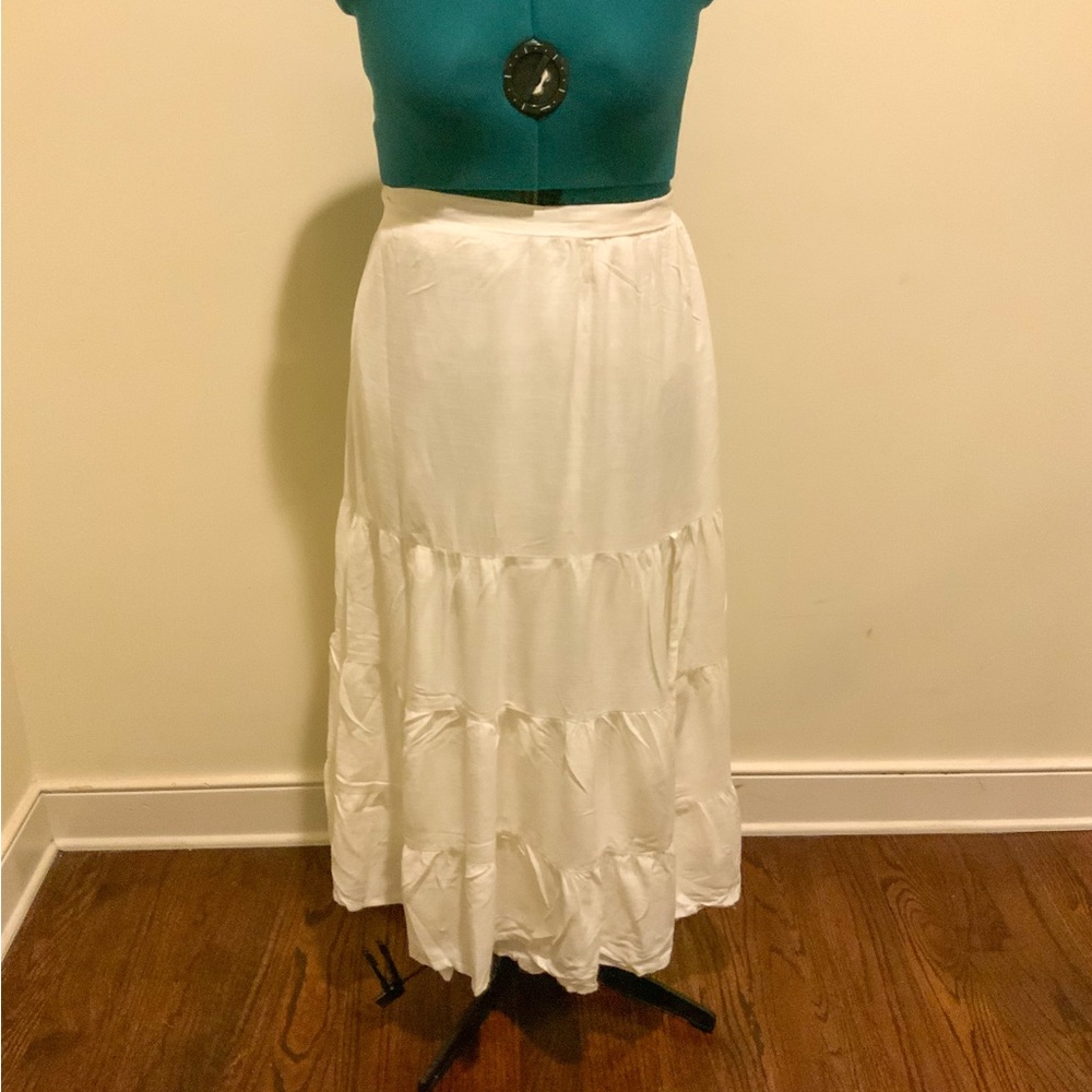 Forever 21 Tiered Linen Skirt